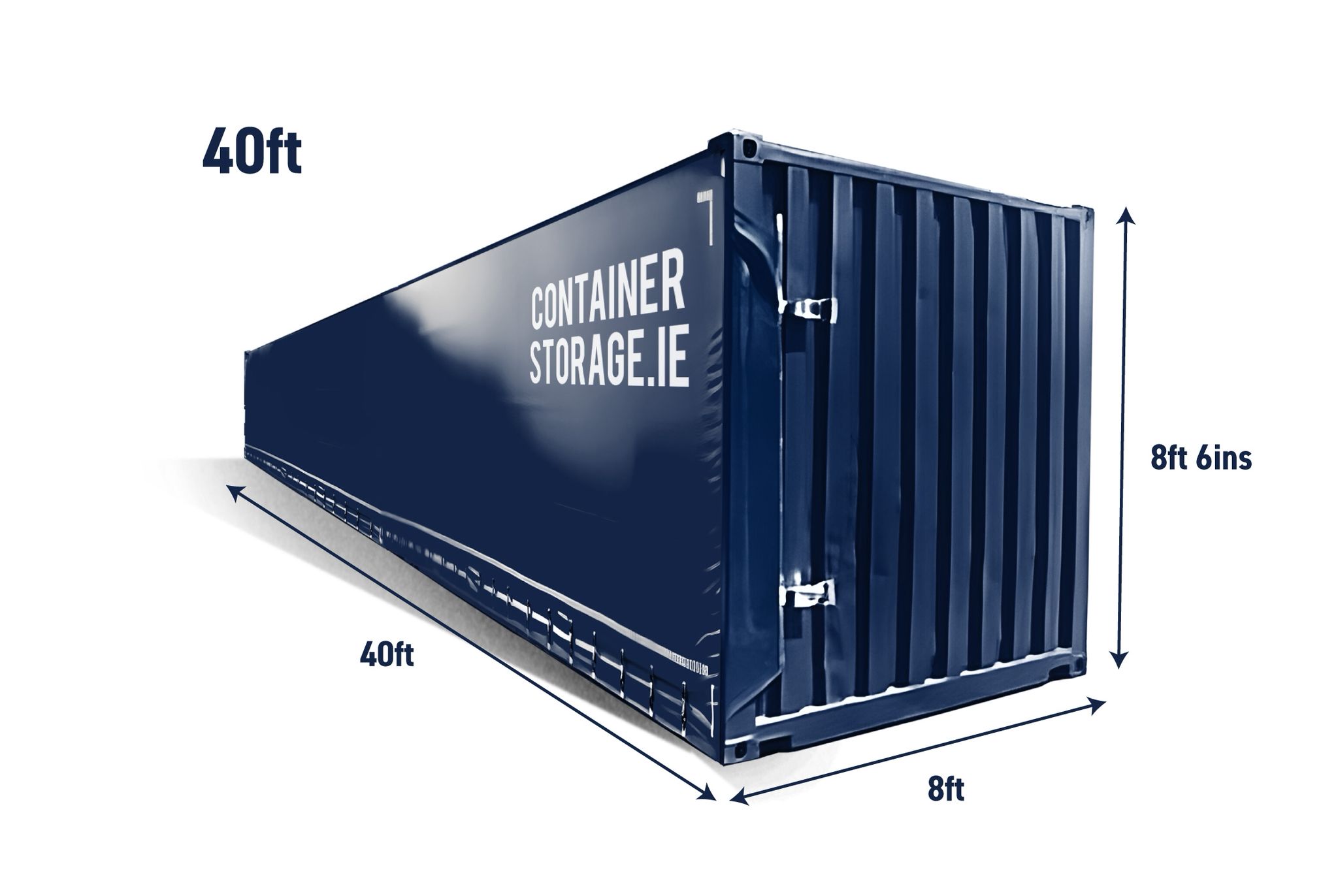 40ft Curtain Container