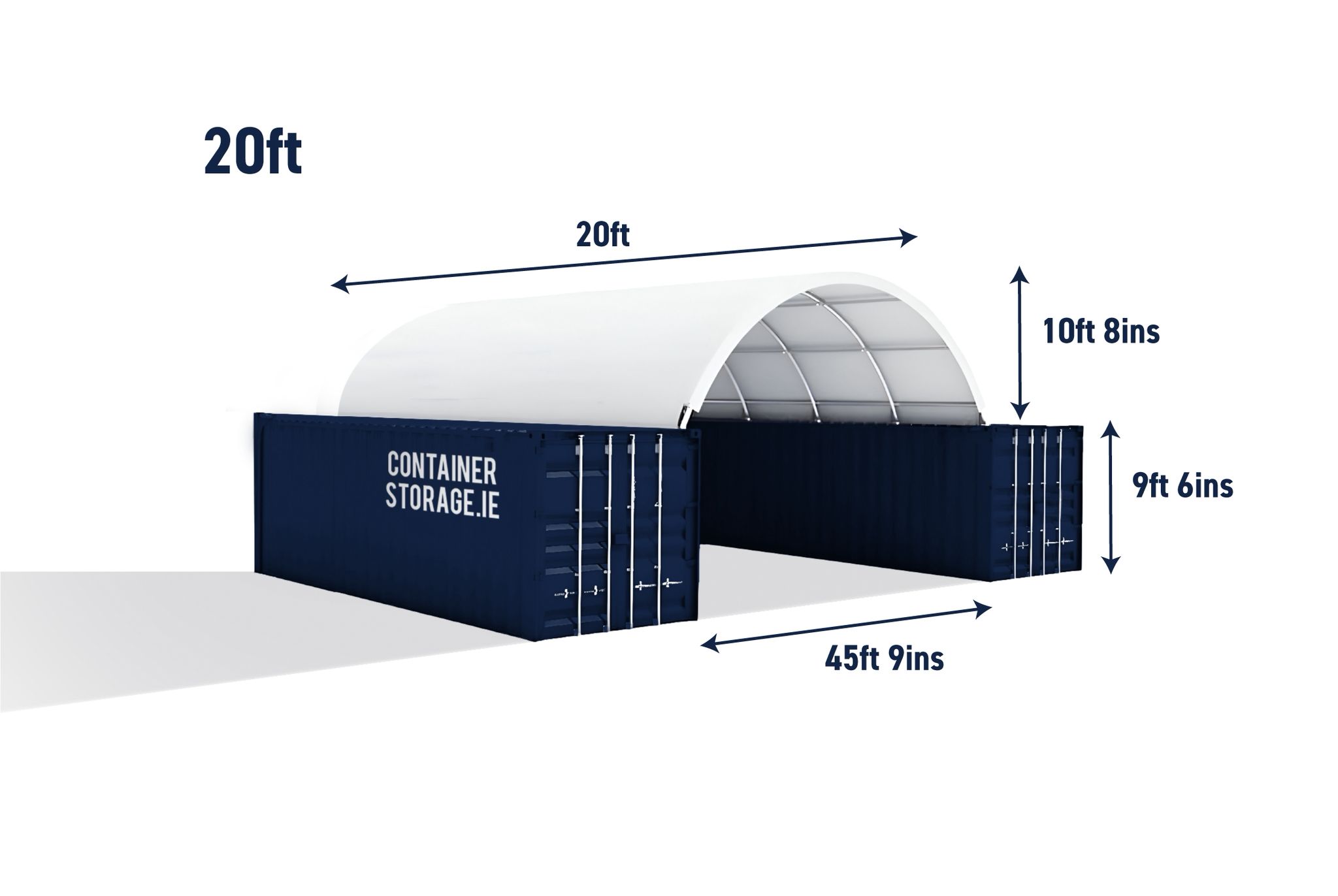 Compact container canopy
